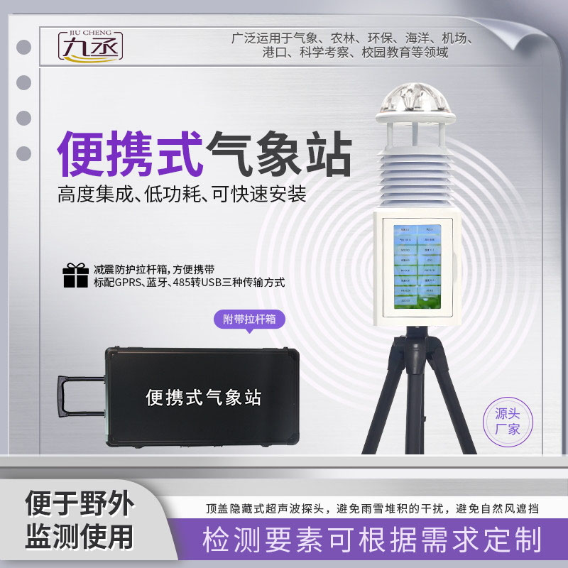 八要素便攜式氣象站實(shí)用更便捷! 八要素便攜式氣象站實(shí)用更便捷!